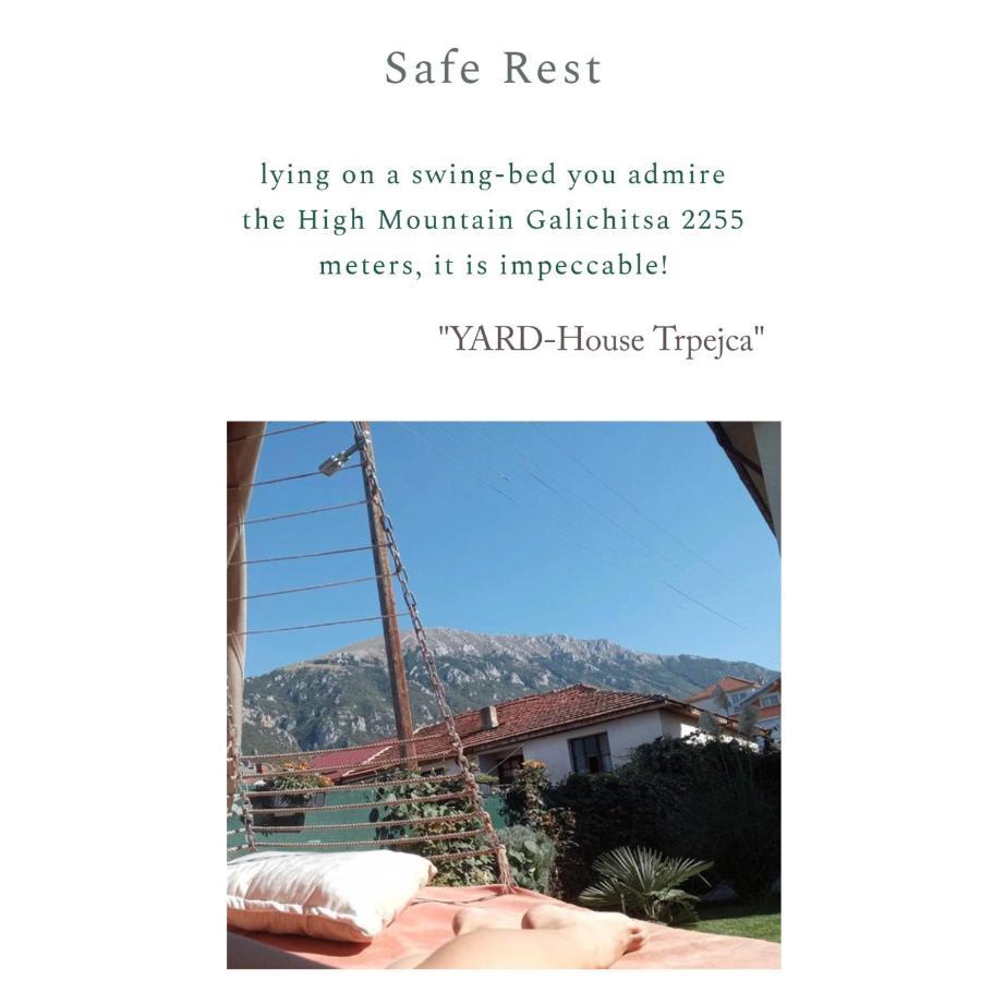 ホテル Yard House Trpejca オフリド エクステリア 写真